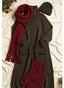 Genna | High-Neck Long-Sleeve Casual Loose Knit Dress