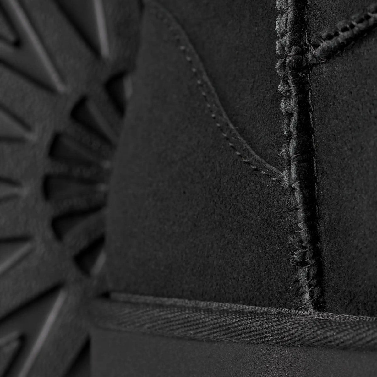 Women's Suede Mini Ankle Boots with Shearling Lining — view 8