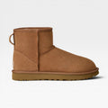 Women's Suede Mini Ankle Boots with Shearling Lining