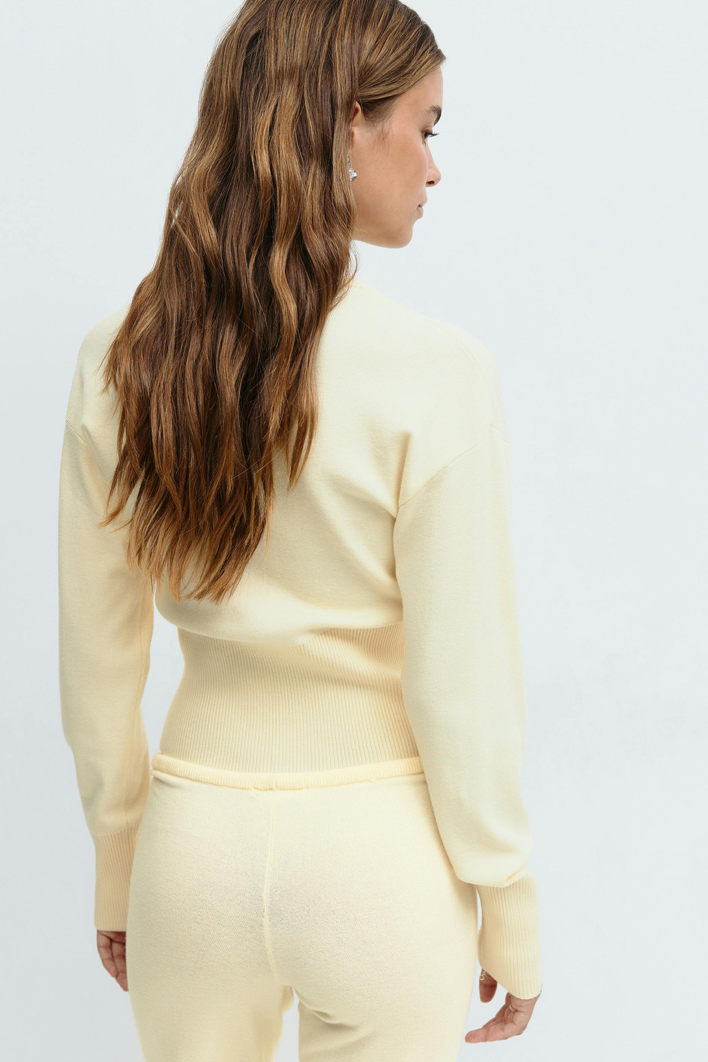 Women's Knitted Cropped Top & Trouser Co-ord Set — view 10