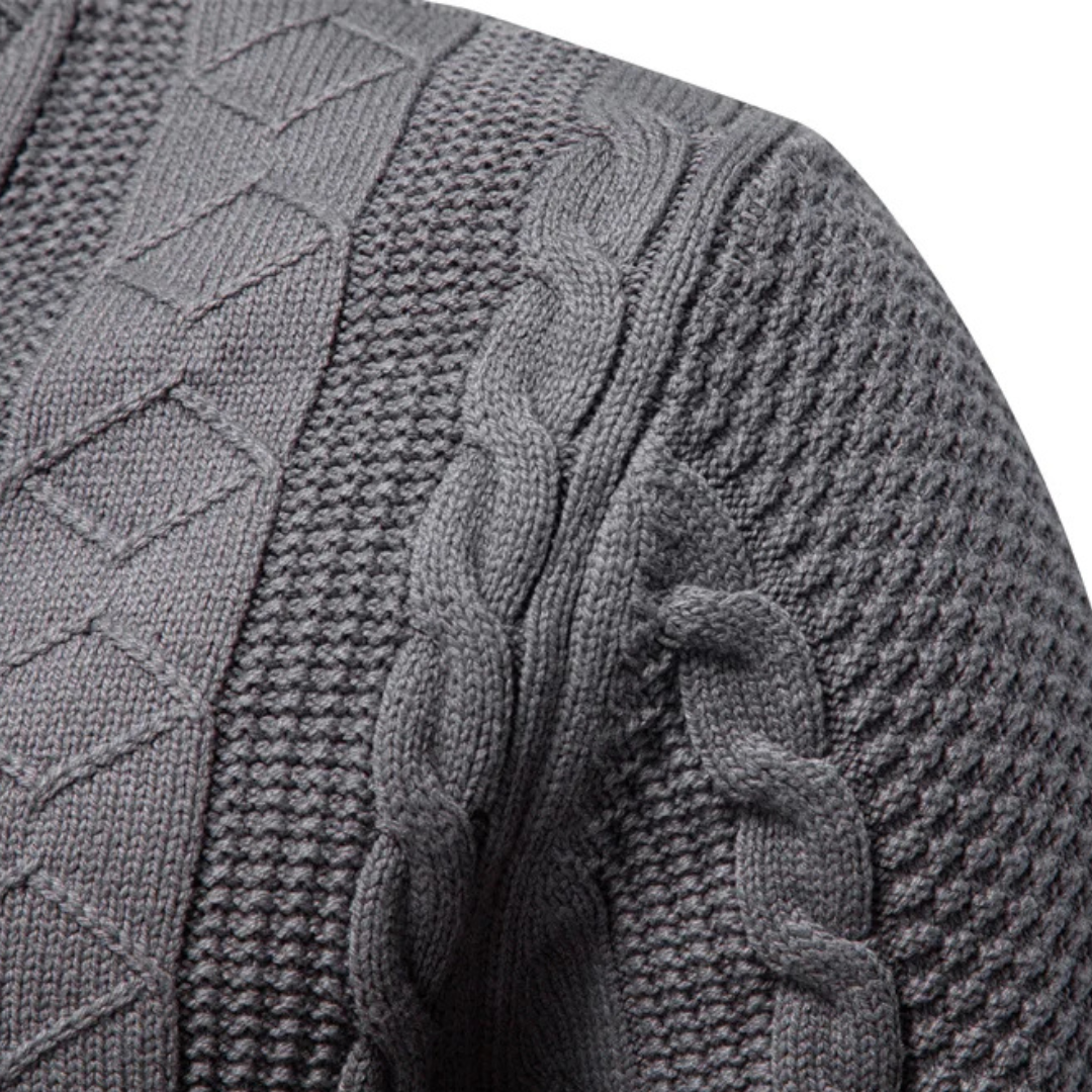Men's Cable Knit Cardigan | Ashgrove