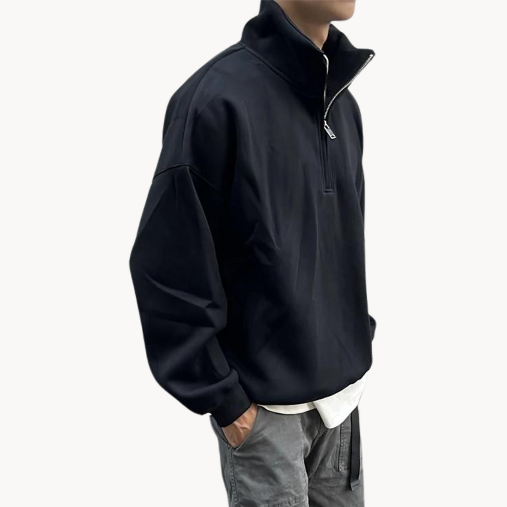 Men's Quarter-Zip Pullover Jumper | Than