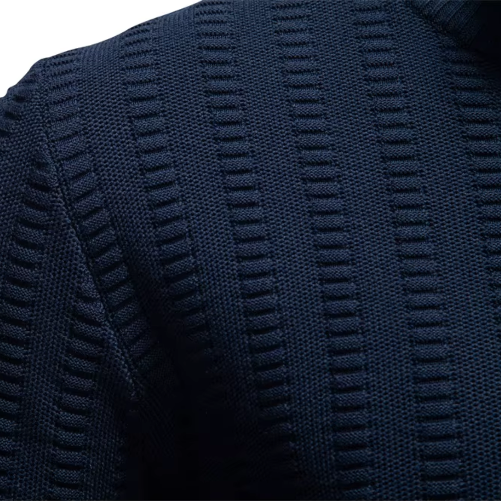 Men's Ribbed Quarter-Zip Jumper | Barrett