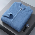 Men's Full-Zip Wool Jumper | Regal