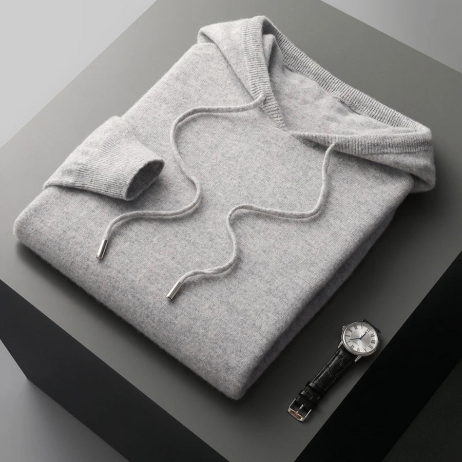 Men's Merino Wool Hoodie | Glacier