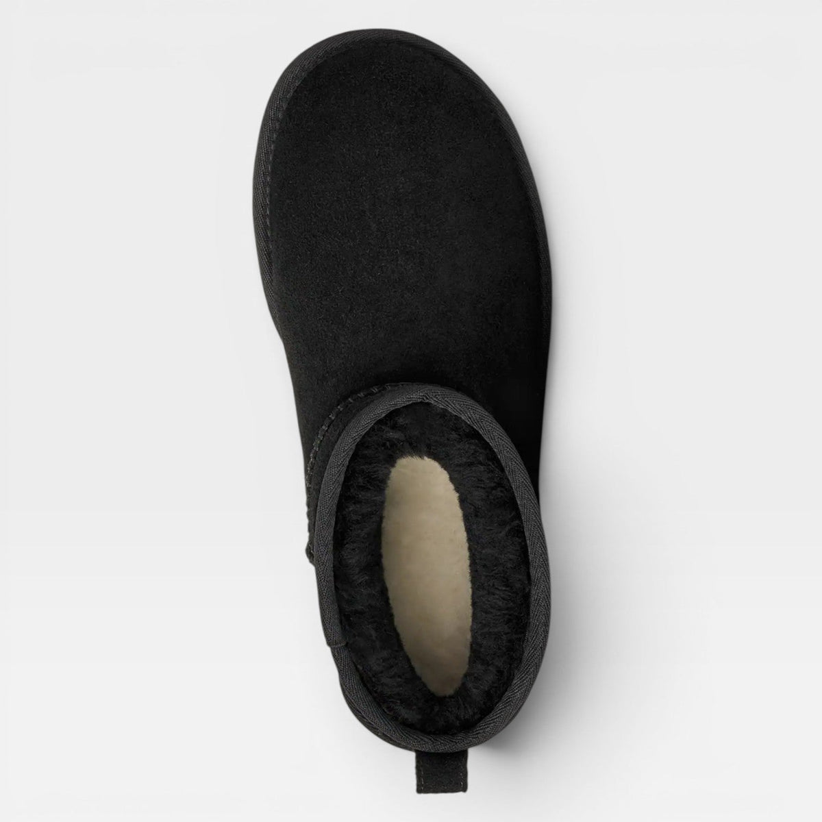Women's Shearling-Lined Suede Platform Ankle Boots — view 5
