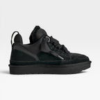 Women's Chunky Suede Trainers with Sheepskin Lining — view 5