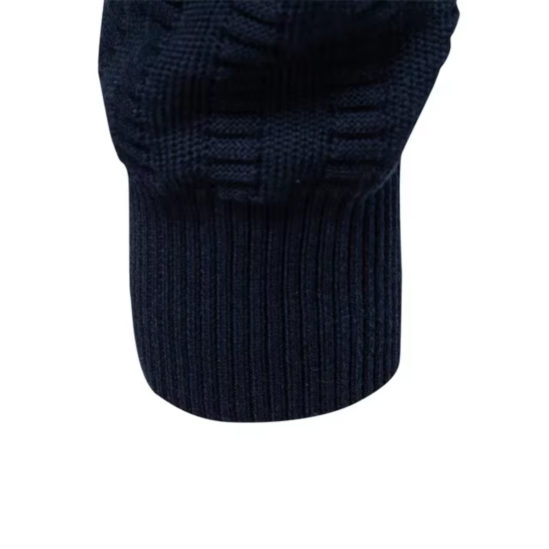 Men's Ribbed Quarter-Zip Jumper | Barrett