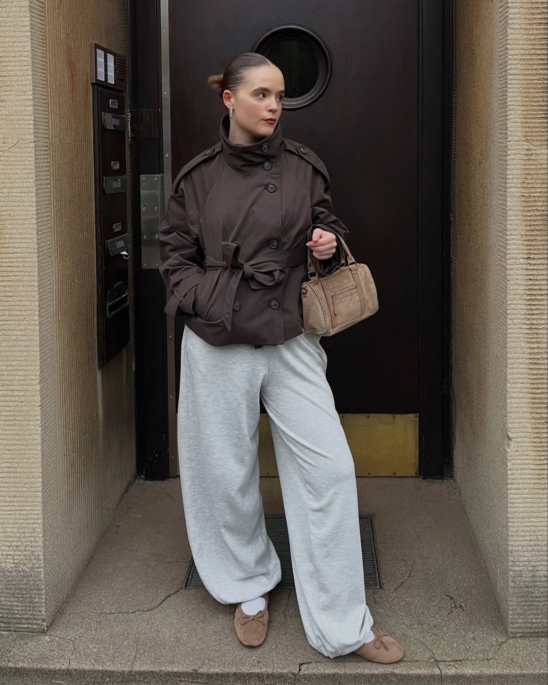 Trench-coat court boxy pour femme | Dartmouth