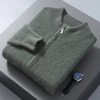 Men's Full-Zip Wool Jumper | Regal