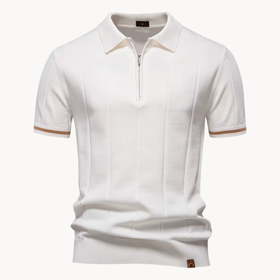 Polo à col zippé pour homme | Callahan