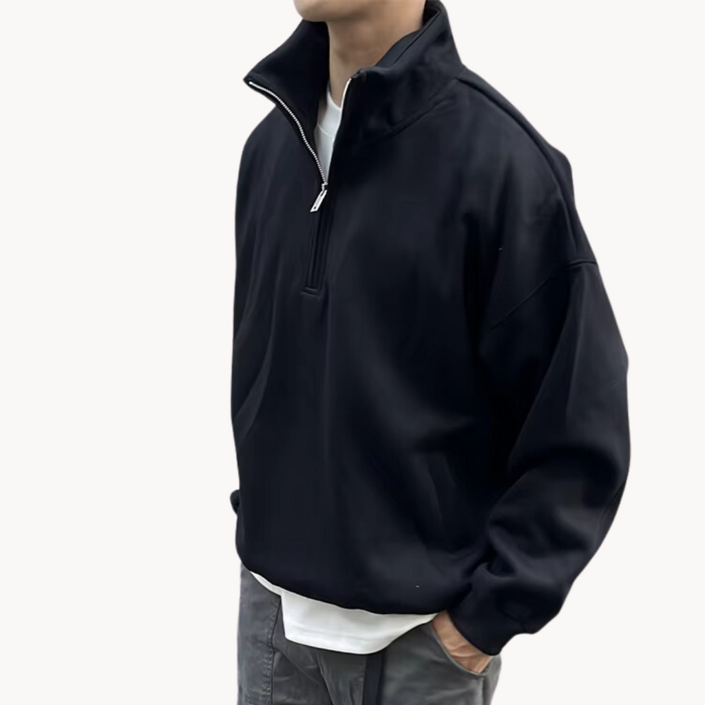 Men's Quarter-Zip Pullover Jumper | Than