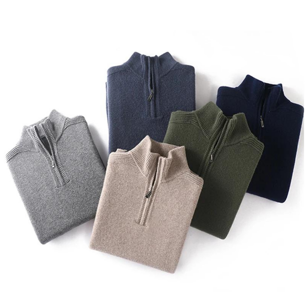 Men's Merino Wool Quarter-Zip Jumper | Merino Wool