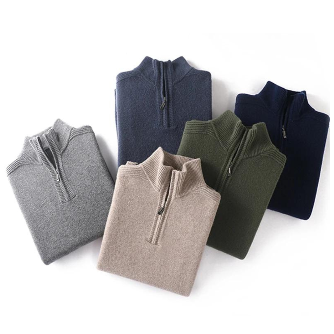 Men's Merino Wool Quarter-Zip Jumper | Merino Wool