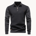 Men's Textured Quarter-Zip Jumper | Lakeside