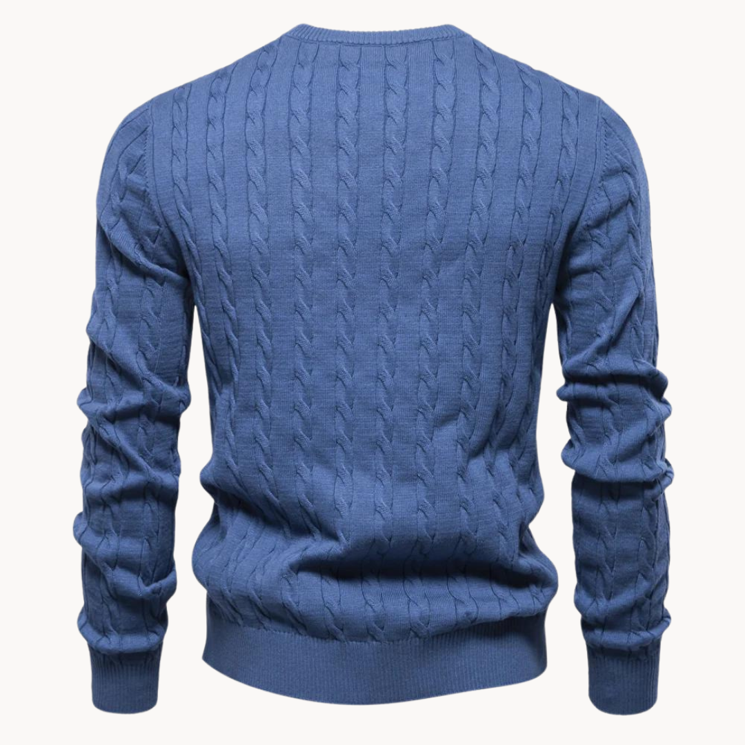Men's Chunky Cable Knit Jumper | Kosta