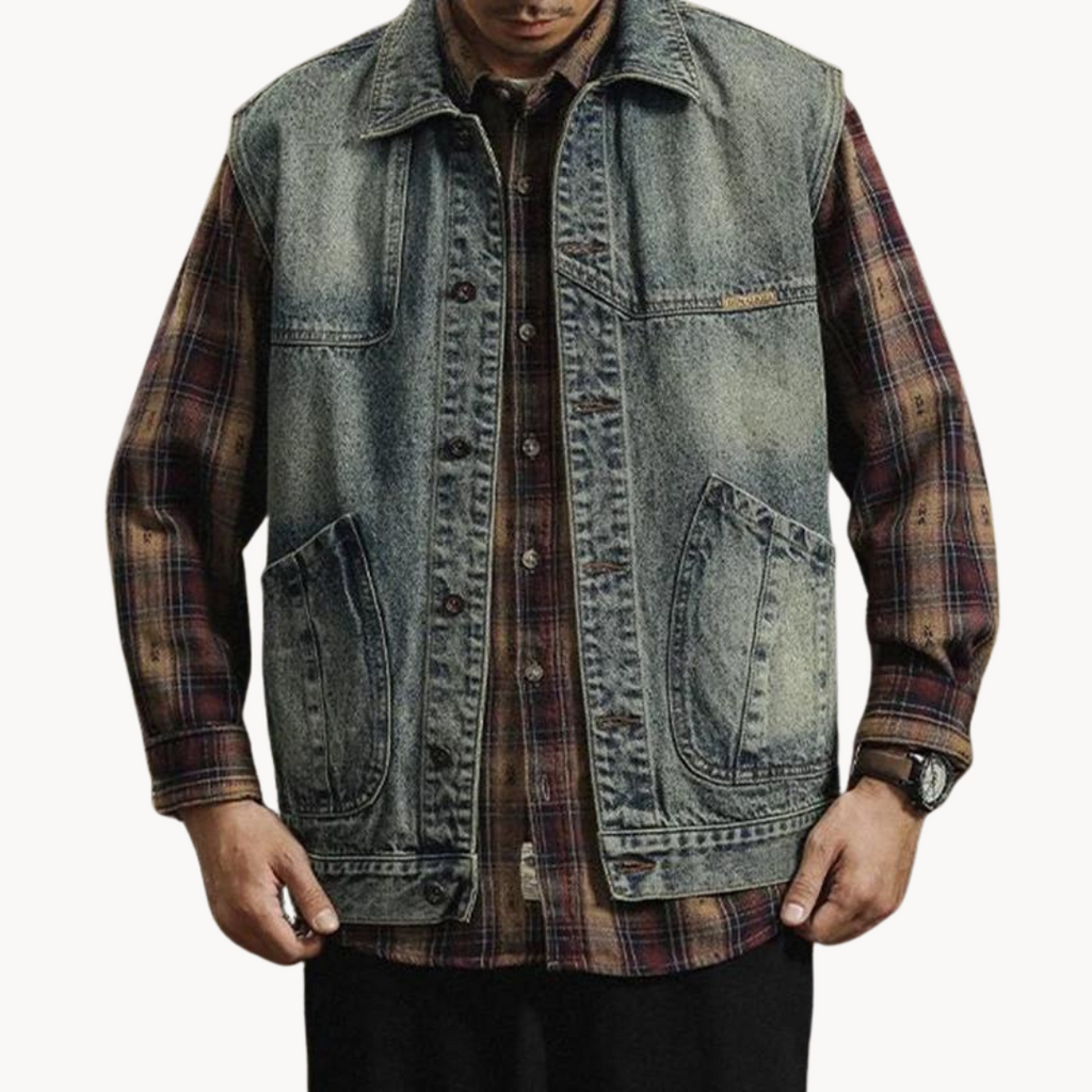 Men's Denim Vest | Claes