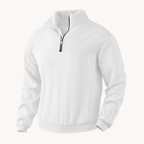 Men's Cable Knit Quarter-Zip Jumper | Callum