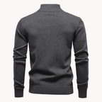 Men's Textured Quarter-Zip Jumper | Lakeside