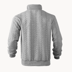 Men's Cable Knit Quarter-Zip Jumper | Callum