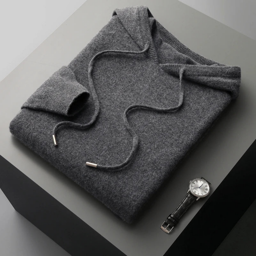 Men's Merino Wool Hoodie | Glacier