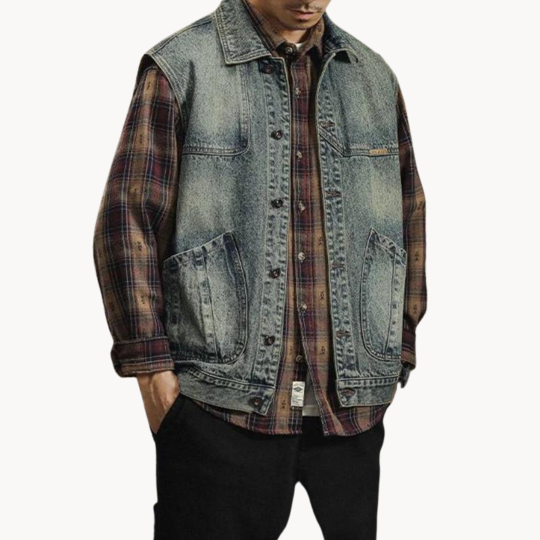 Men's Denim Vest | Claes
