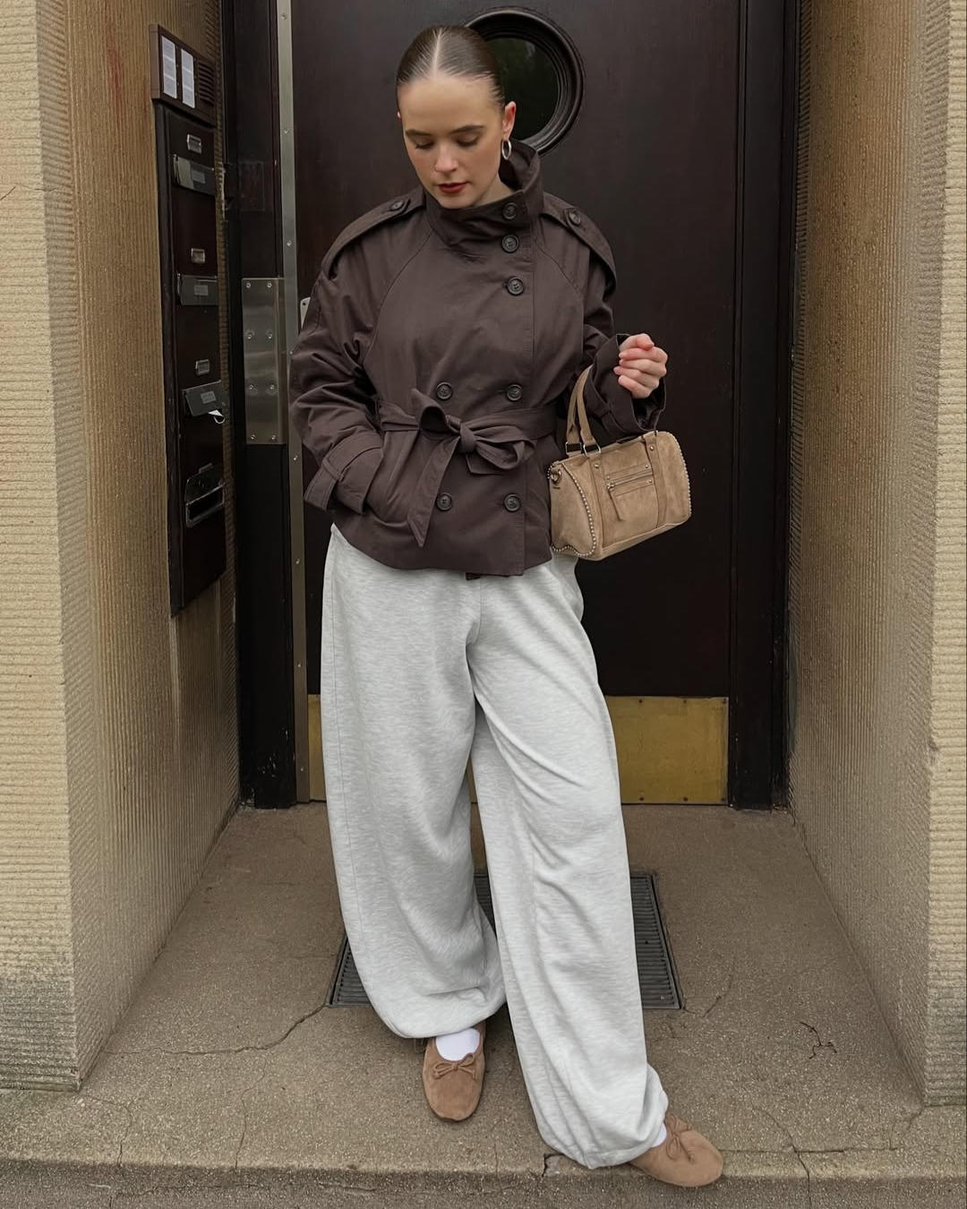 Trench-coat court boxy pour femme | Dartmouth