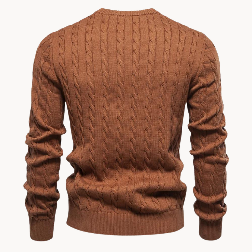 Men's Chunky Cable Knit Jumper | Kosta