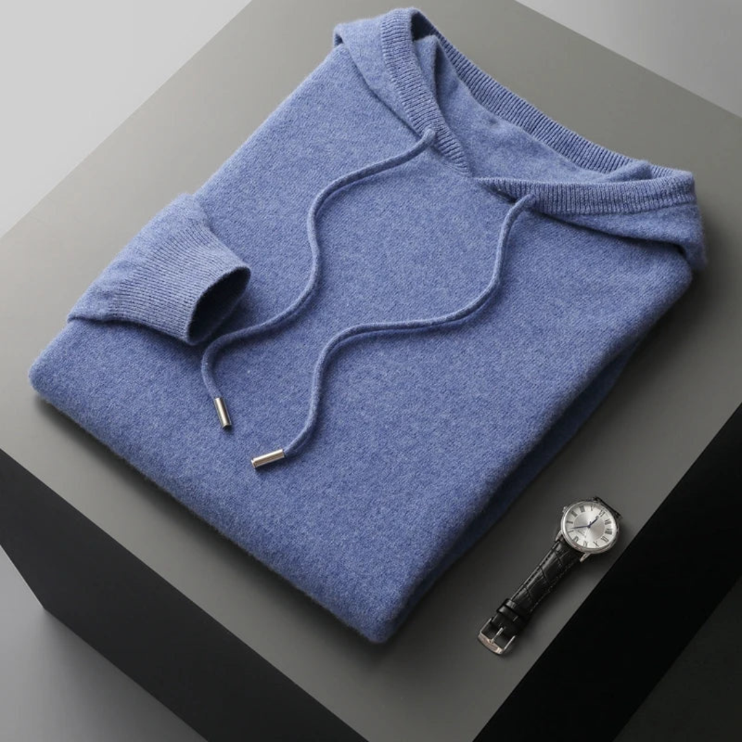 Men's Merino Wool Hoodie | Glacier
