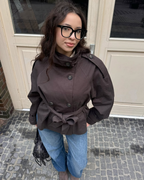 Trench-coat court boxy pour femme | Dartmouth