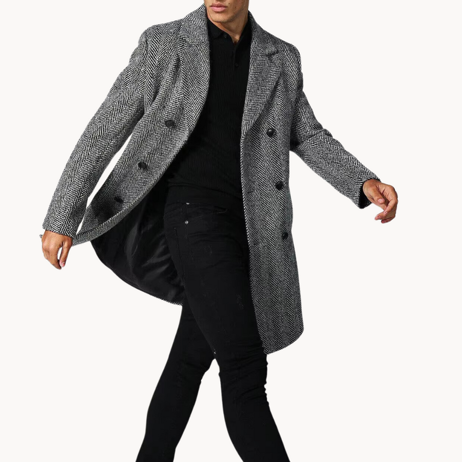 Men's Double-Breasted Coat | Stefano