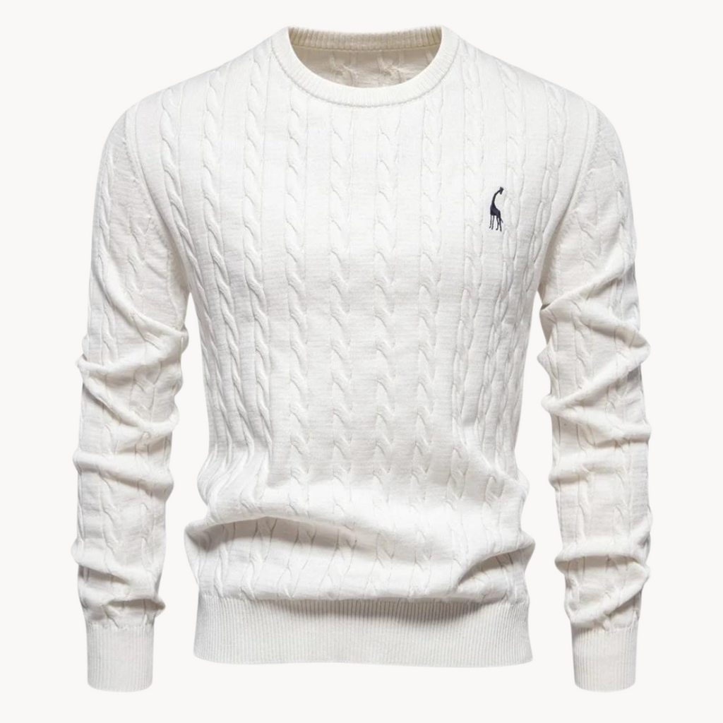 Men's Chunky Cable Knit Jumper | Kosta