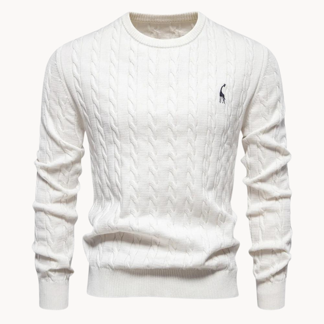 Men's Chunky Cable Knit Jumper | Kosta