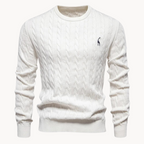 Men's Chunky Cable Knit Jumper | Kosta
