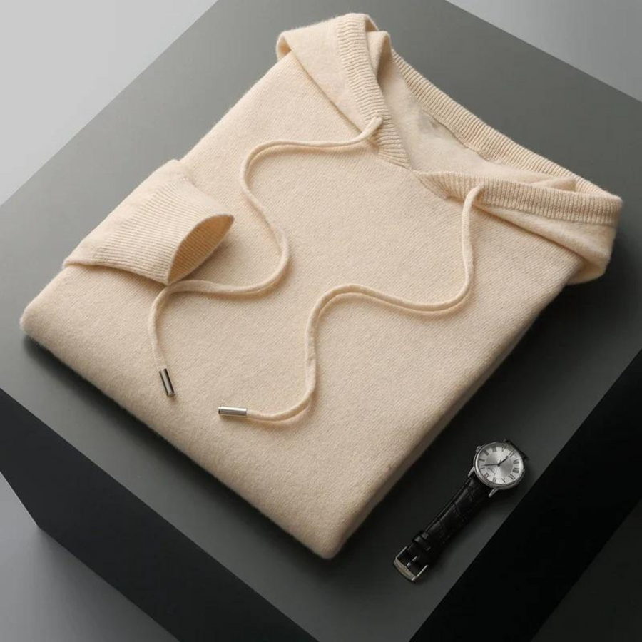 Men's Merino Wool Hoodie | Glacier
