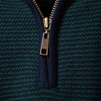 Men's Textured Quarter-Zip Jumper | Lakeside