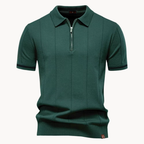 Men's Zip-Collar Polo Shirt | Callahan