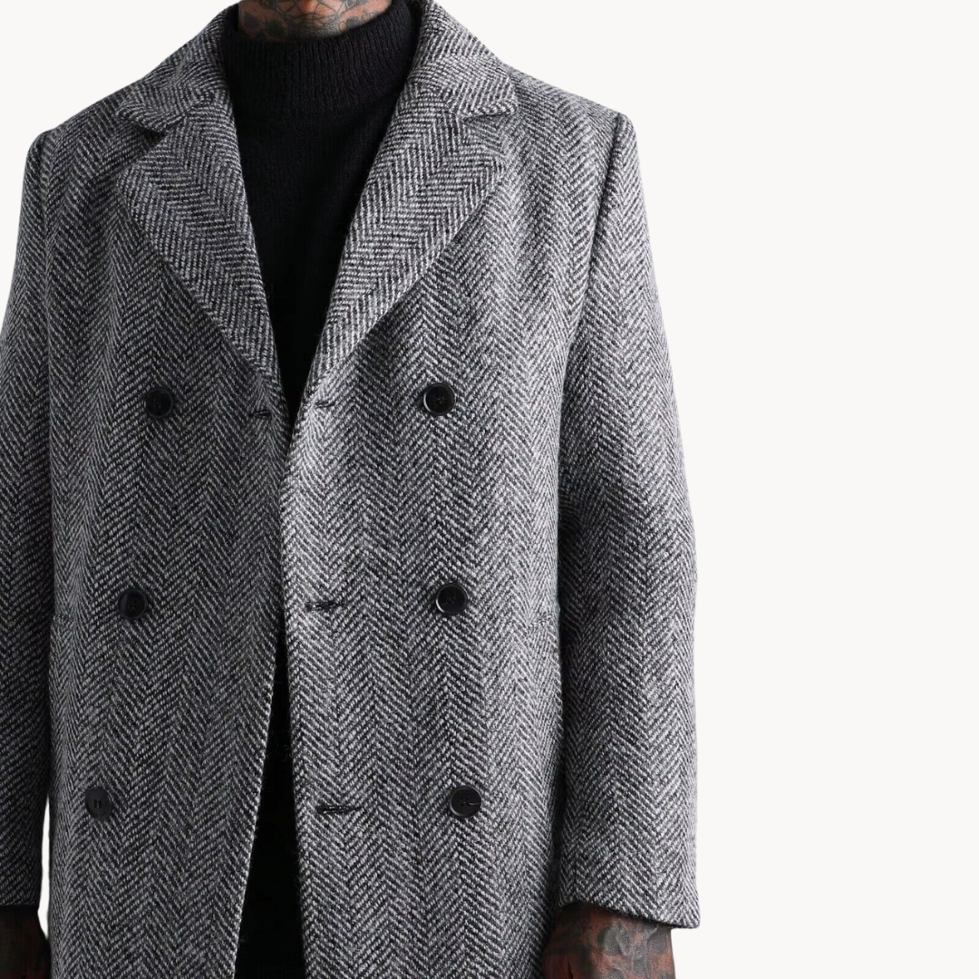 Men's Double-Breasted Coat | Stefano