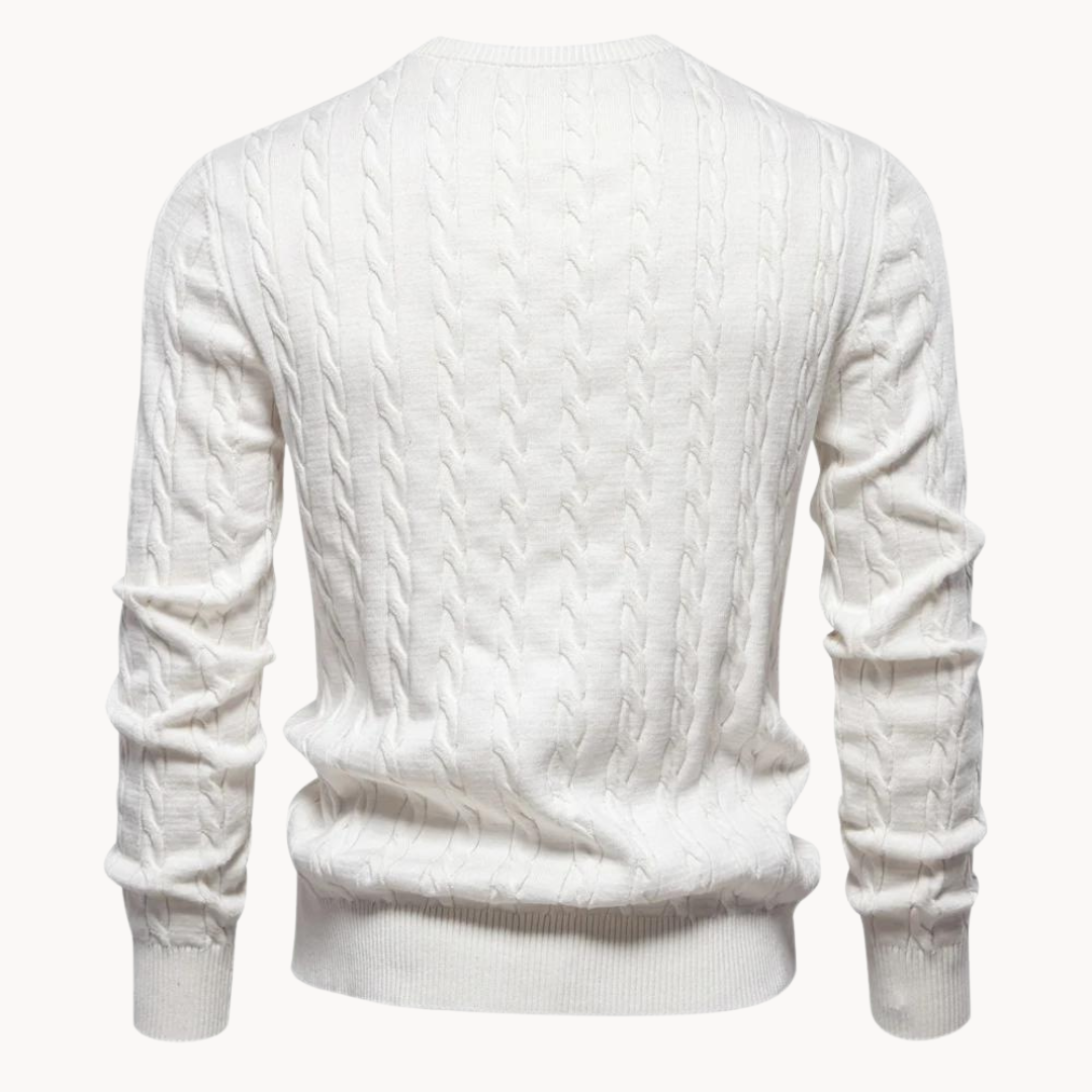 Men's Chunky Cable Knit Jumper | Kosta