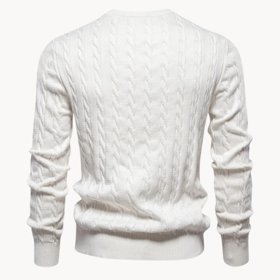 Men's Chunky Cable Knit Jumper | Kosta
