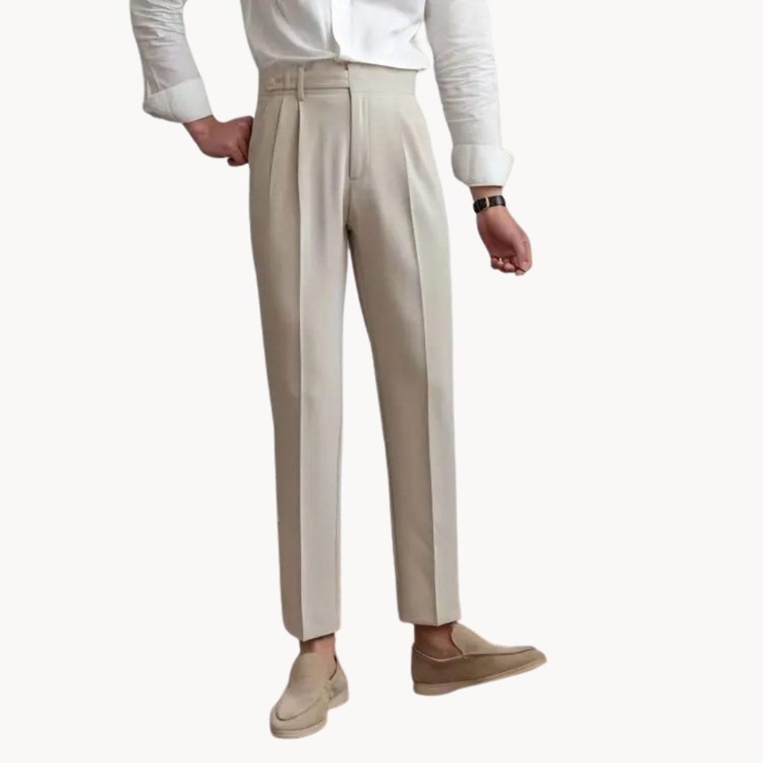 Men's Pleated Trousers | Santini