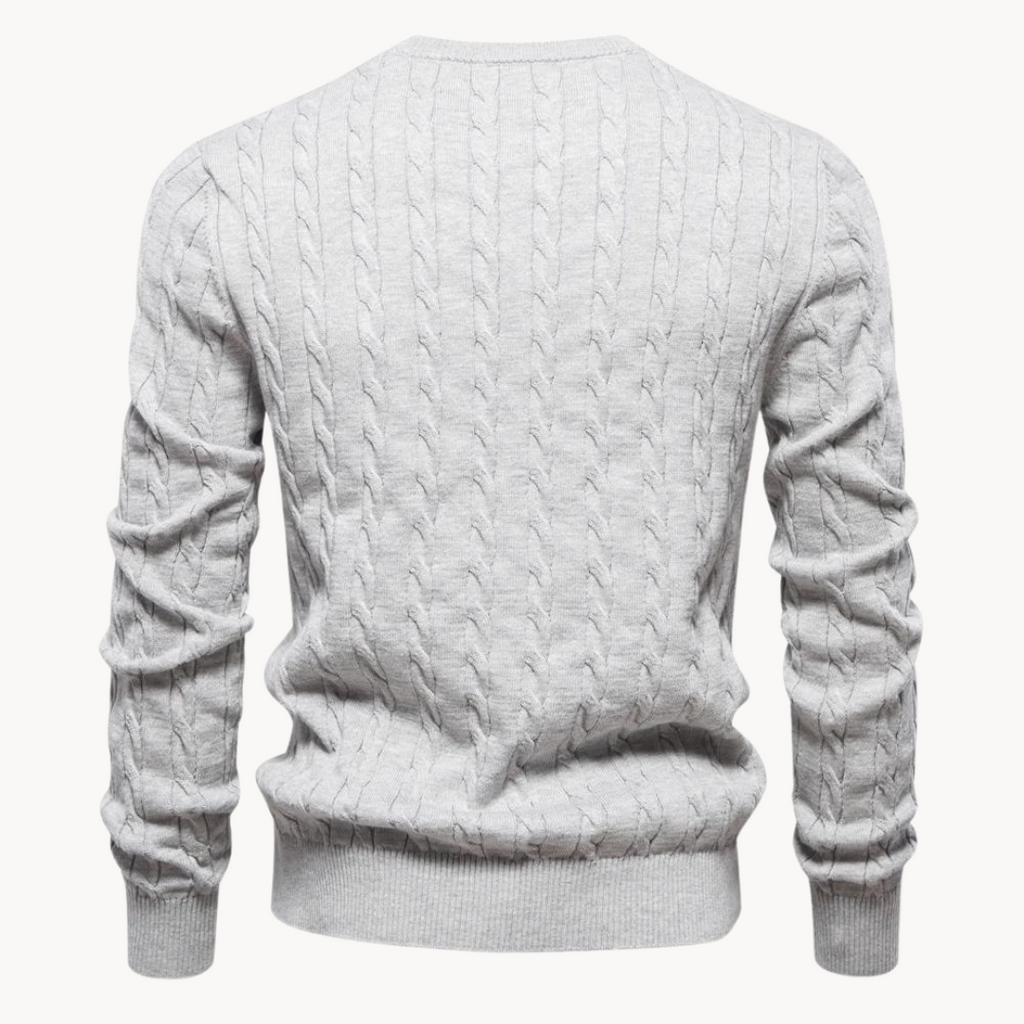 Men's Chunky Cable Knit Jumper | Kosta