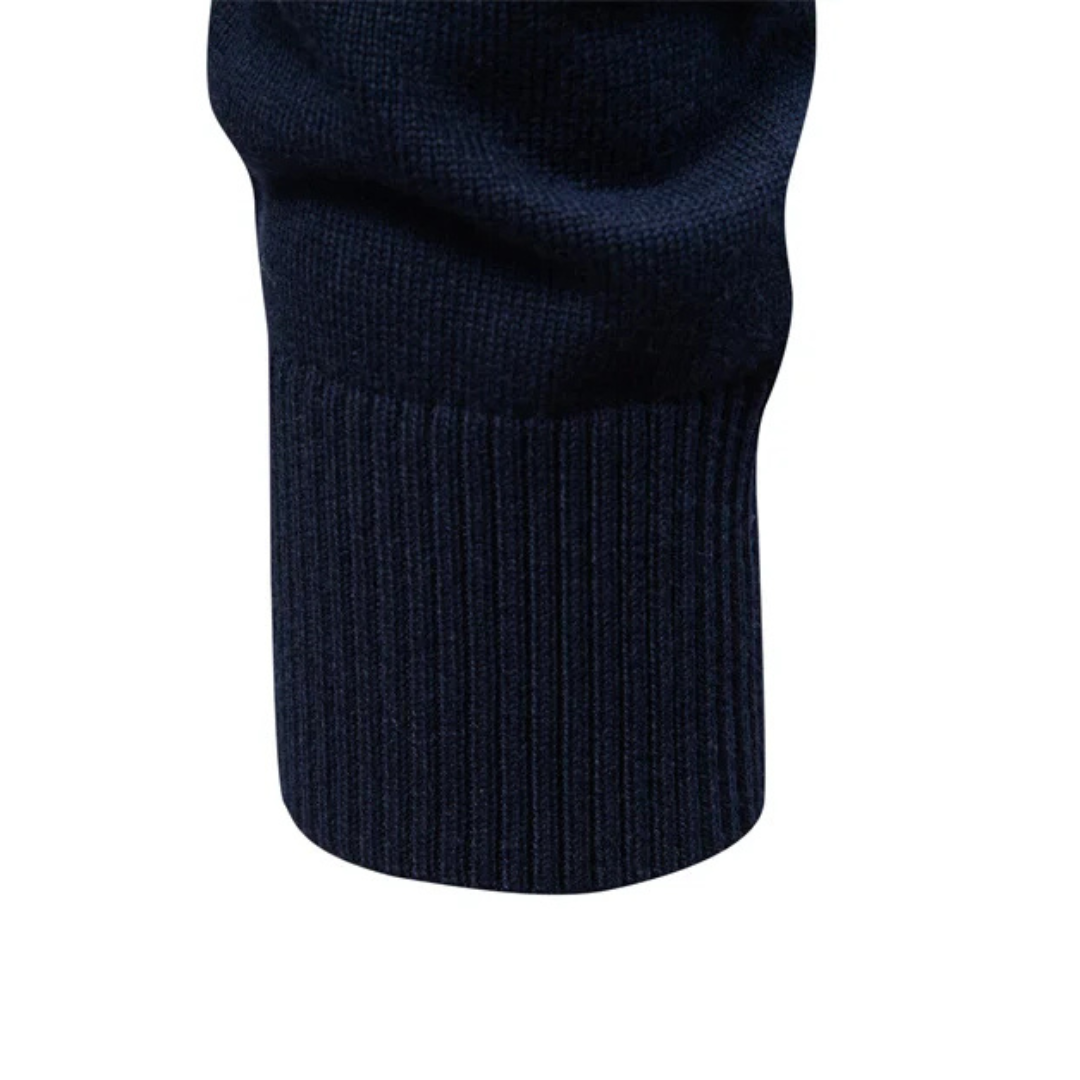 Men's Textured Quarter-Zip Jumper | Lakeside