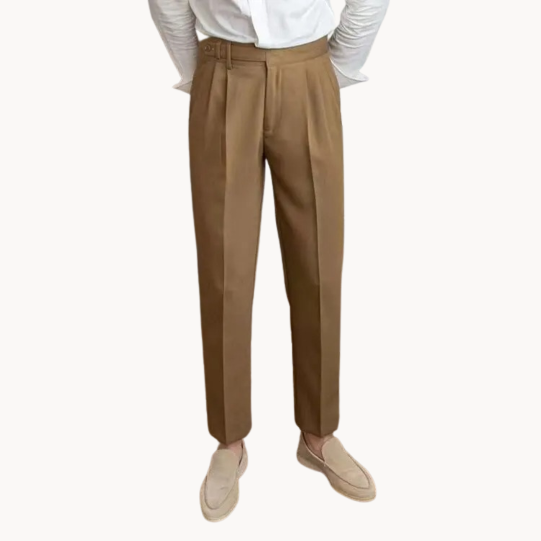 Men's Pleated Trousers | Santini