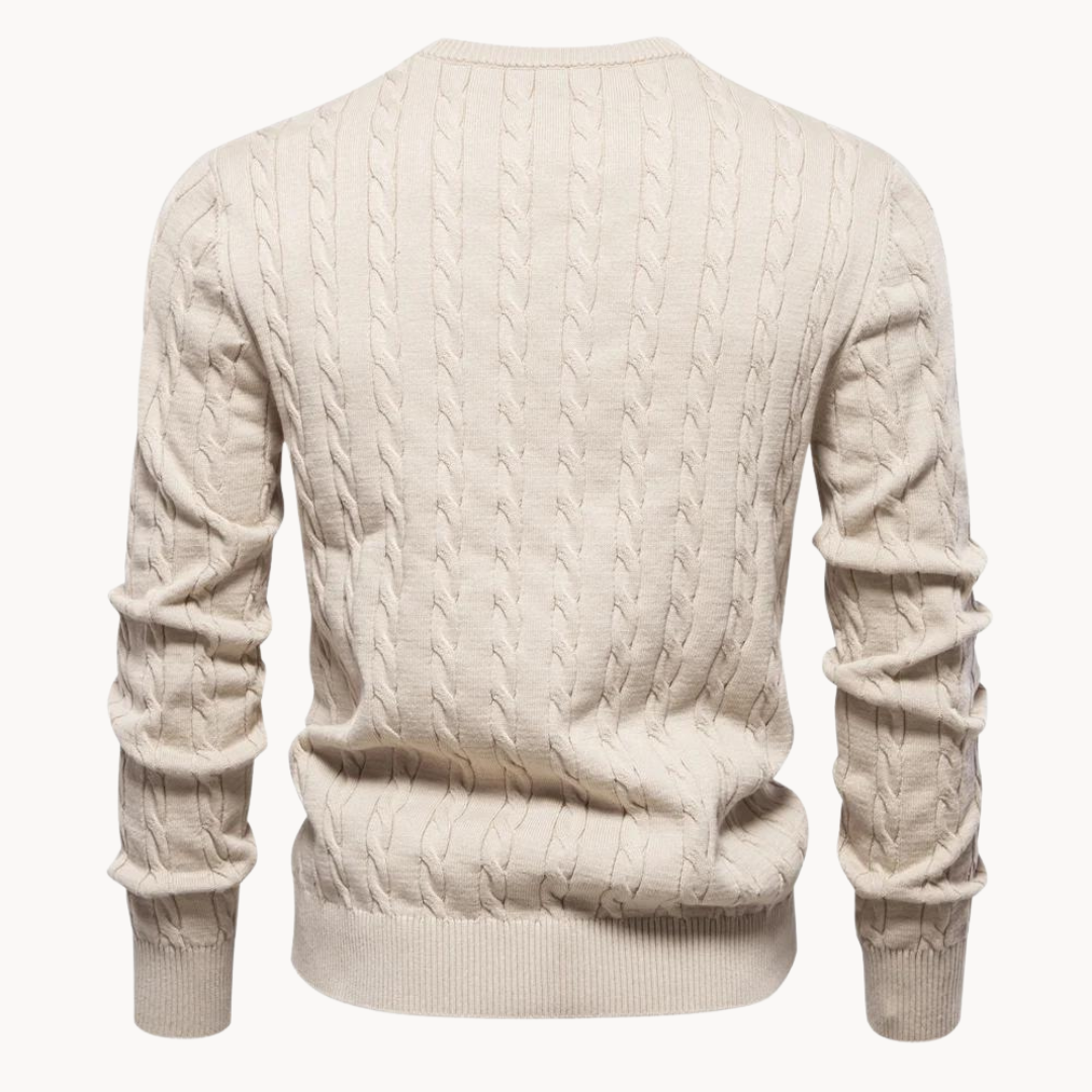 Men's Chunky Cable Knit Jumper | Kosta