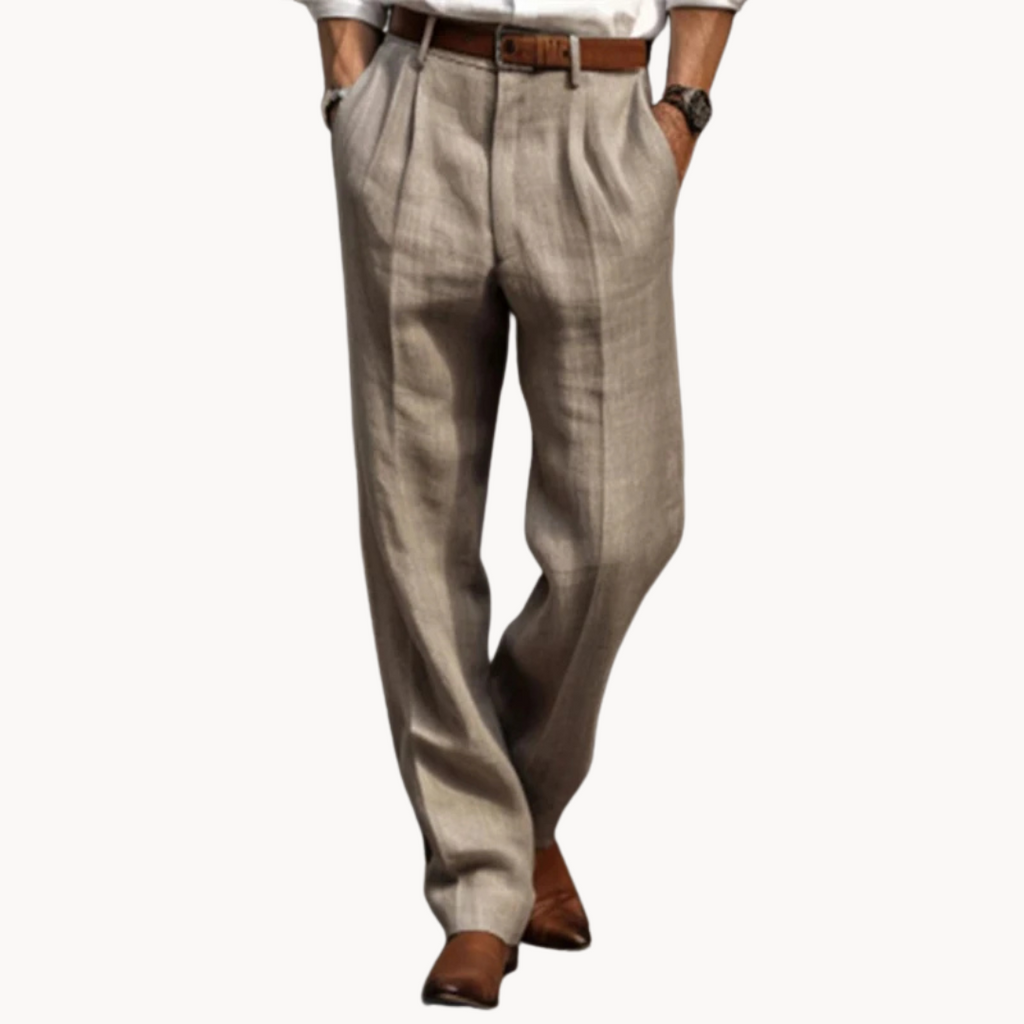 Men's Straight-Leg Trousers | Leandro
