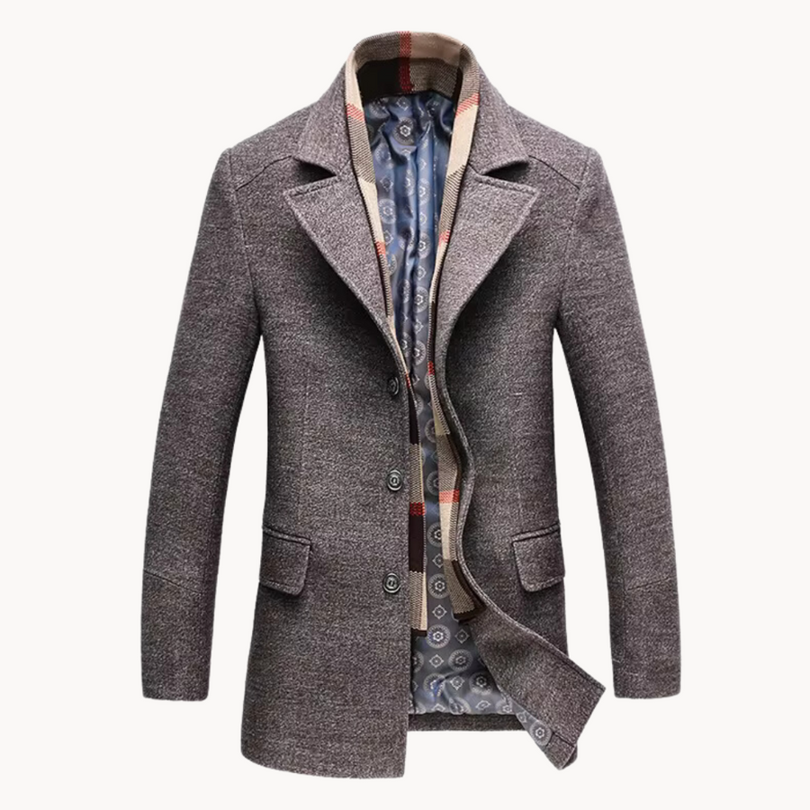 Men's Single-Breasted Coat | Julian