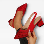 Women's Rhinestone Slingback Court Shoes — view 12