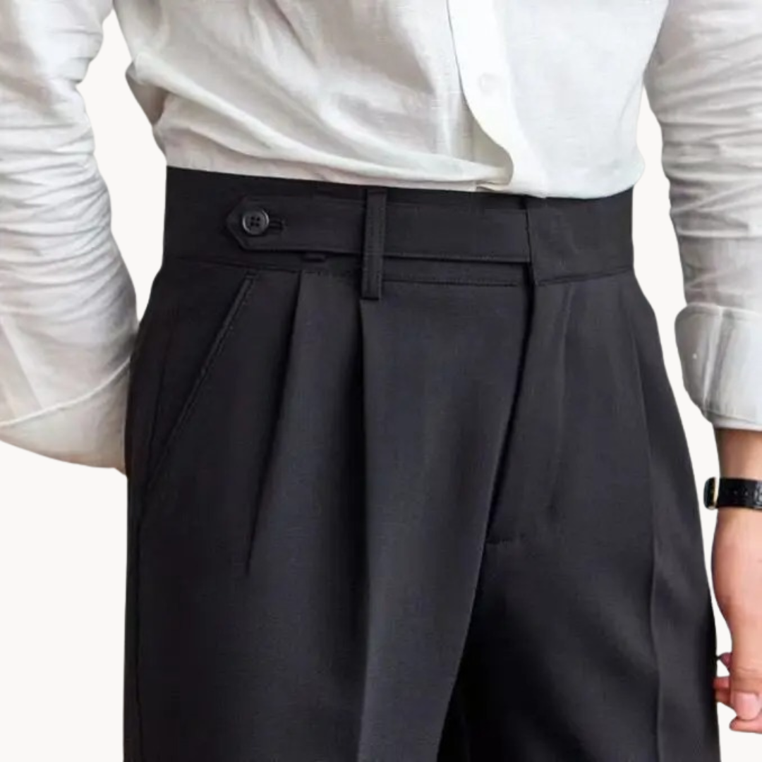 Men's Pleated Trousers | Santini