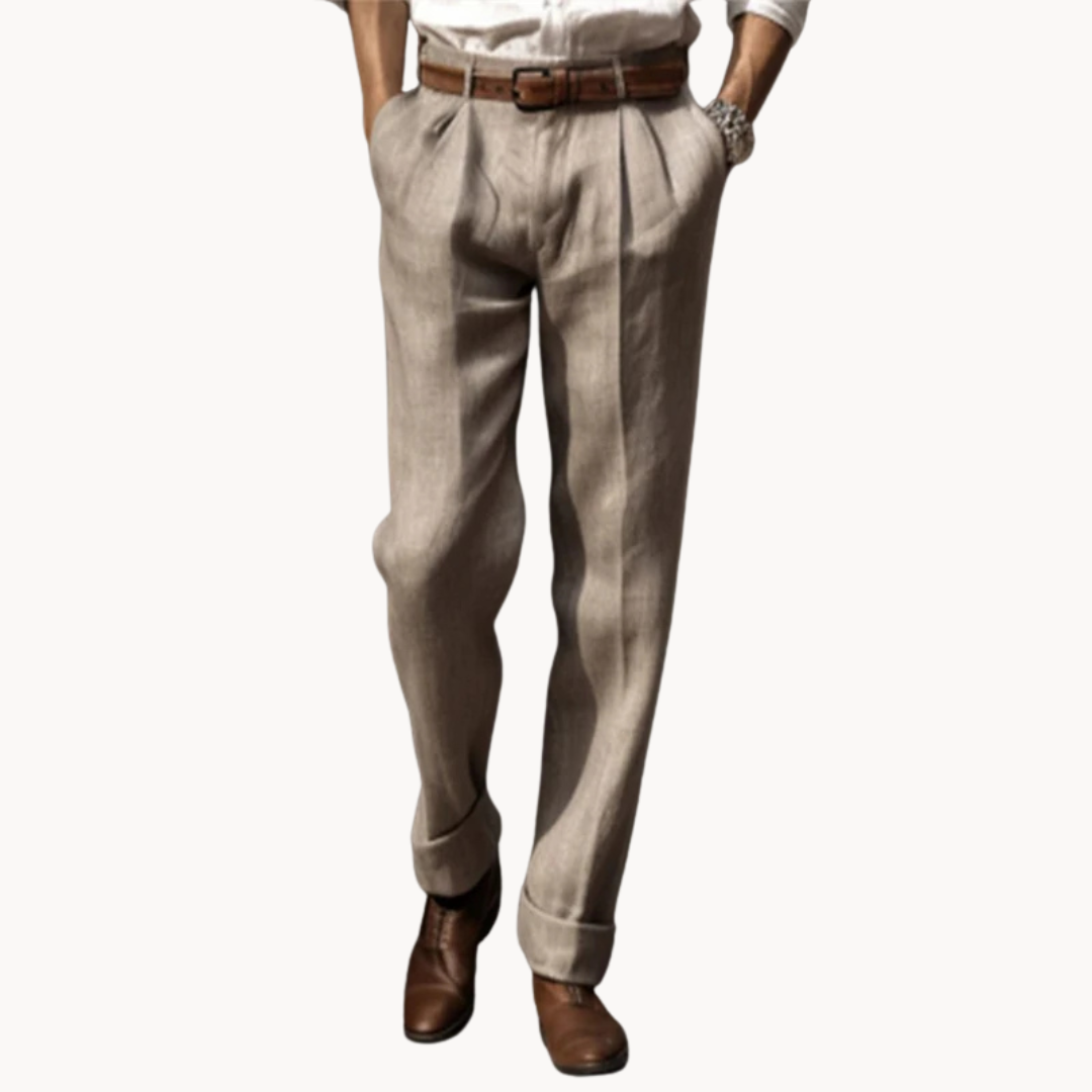 Men's Straight-Leg Trousers | Leandro